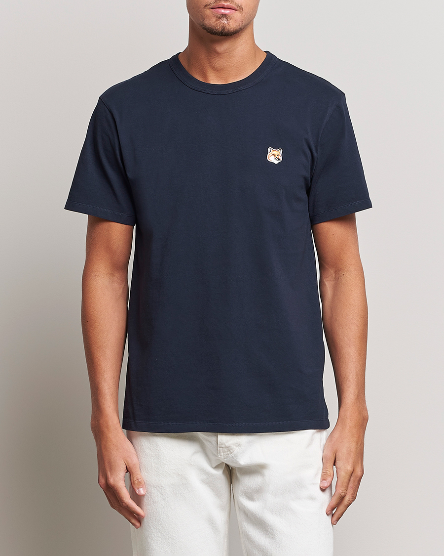 Herren |  | Maison Kitsuné | Fox Head T-Shirt Navy