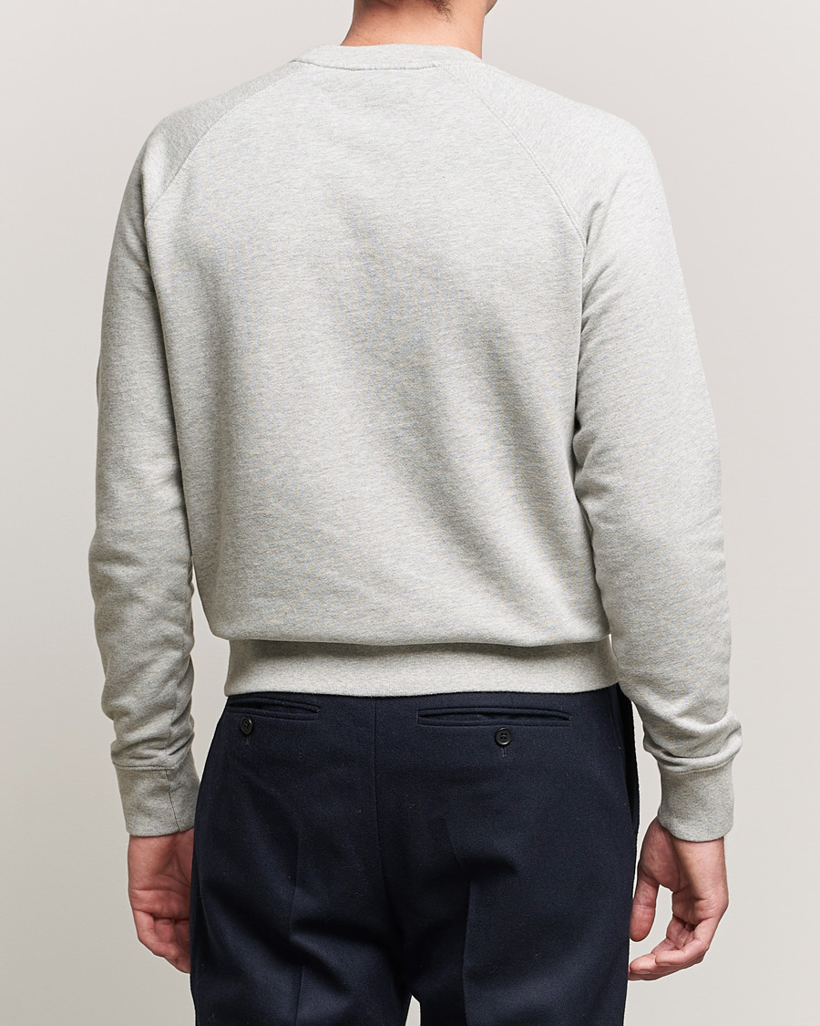 Herren | Pullover | Maison Kitsuné | Tricolor Fox Sweatshirt Grey Melange