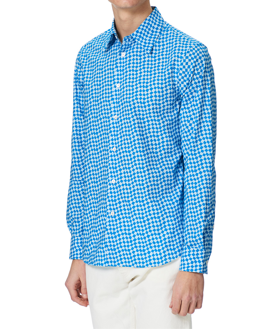 Herren | Freizeithemden | Marni | Rhombus Print Shirt Blue