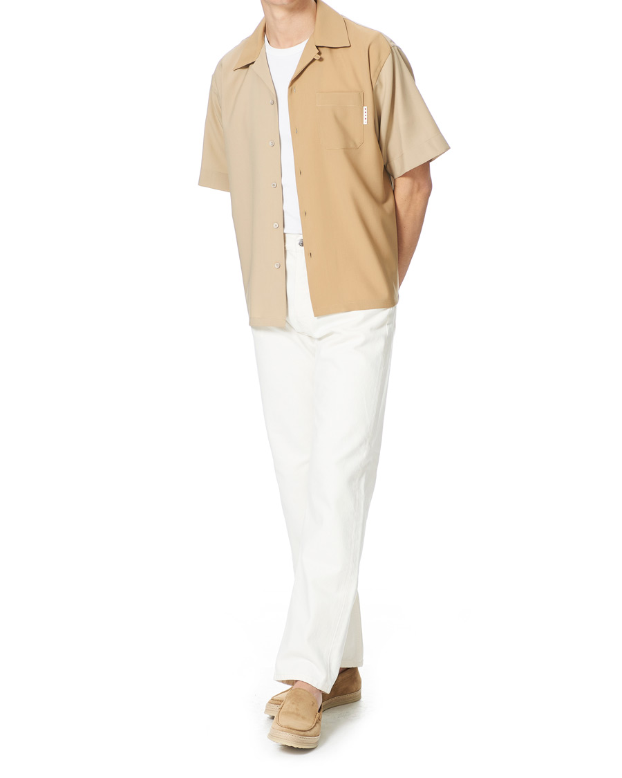 Herren | Hemden | Marni | Colour Block Bowling Shirt Beige