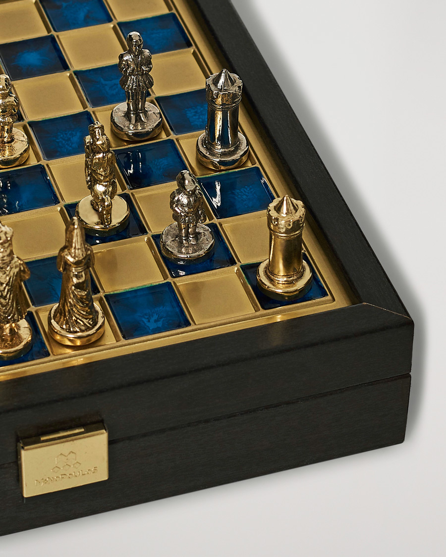 Herren | Spiel und Freizeit | Manopoulos | Byzantine Empire Chess Set Blue