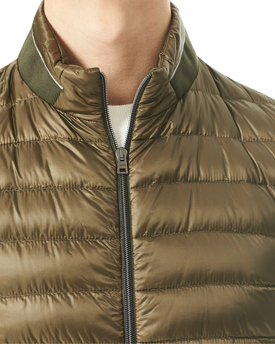 Herren | Jacken | Herno | Nylon Down Jacket Army Green