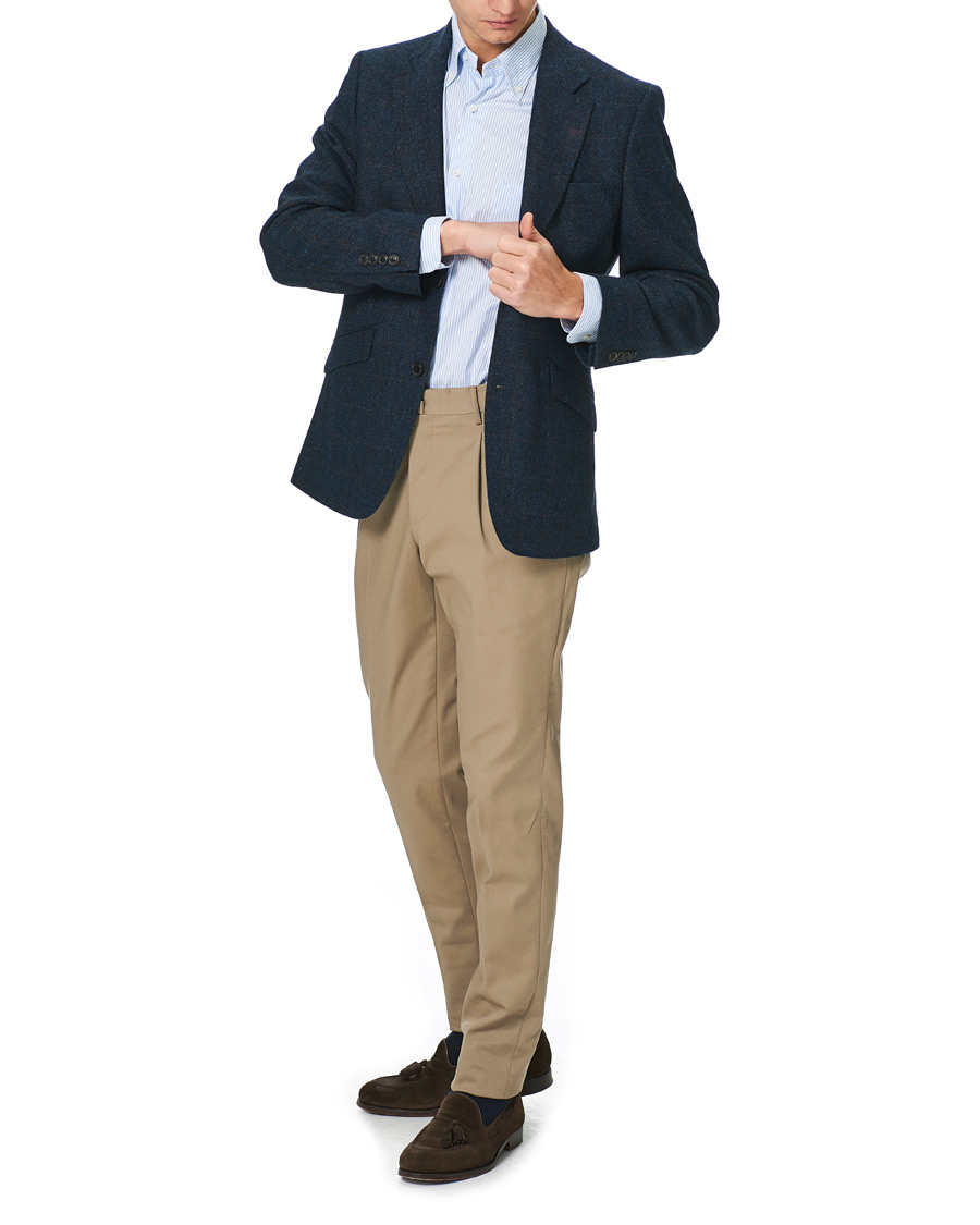 Herren | Sakkos | Walker Slater | William Lambswool Tweed Jacket Navy Red