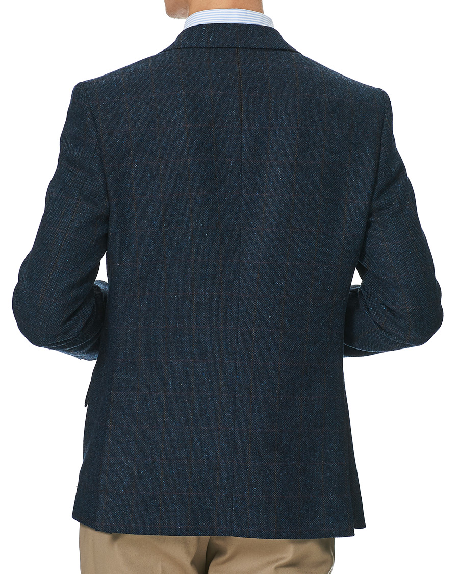 Herren | Sakkos | Walker Slater | William Lambswool Tweed Jacket Navy Red