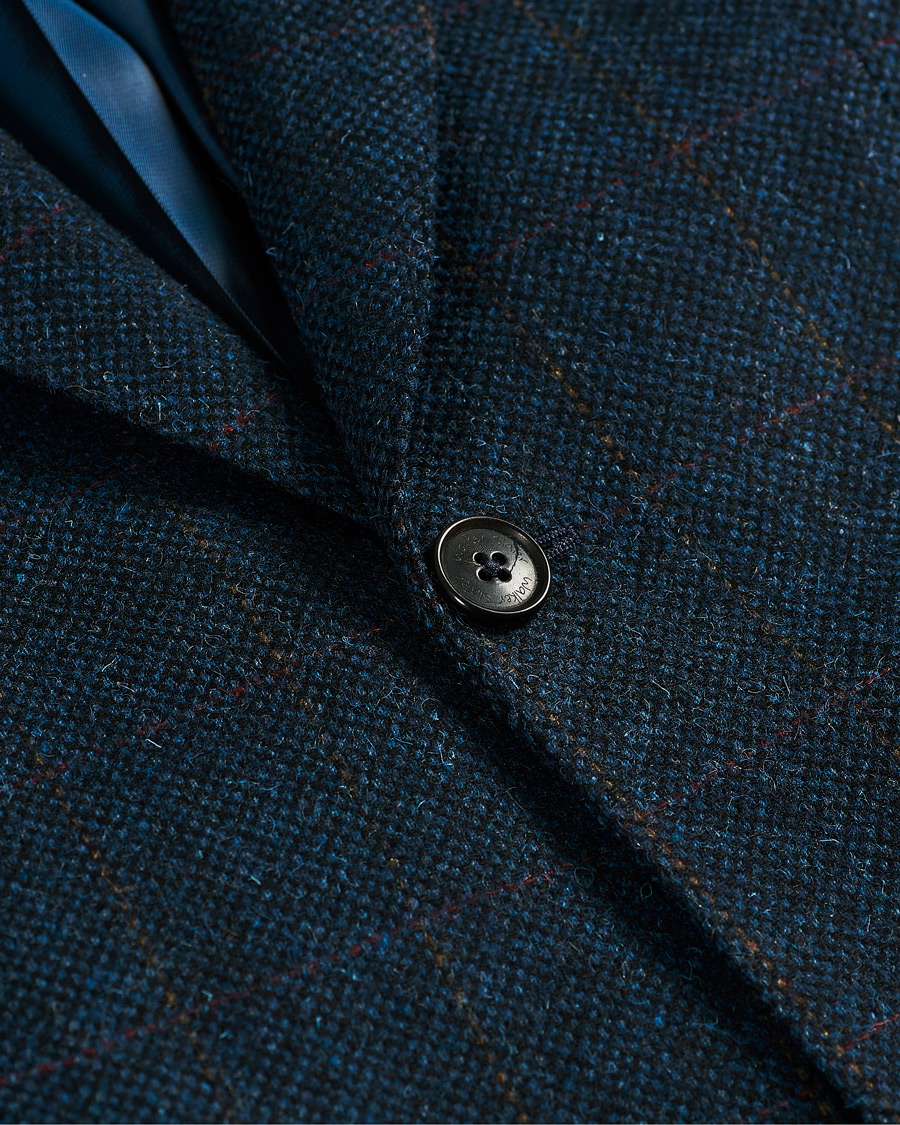 Herren | Sakkos | Walker Slater | William Lambswool Tweed Jacket Navy Red
