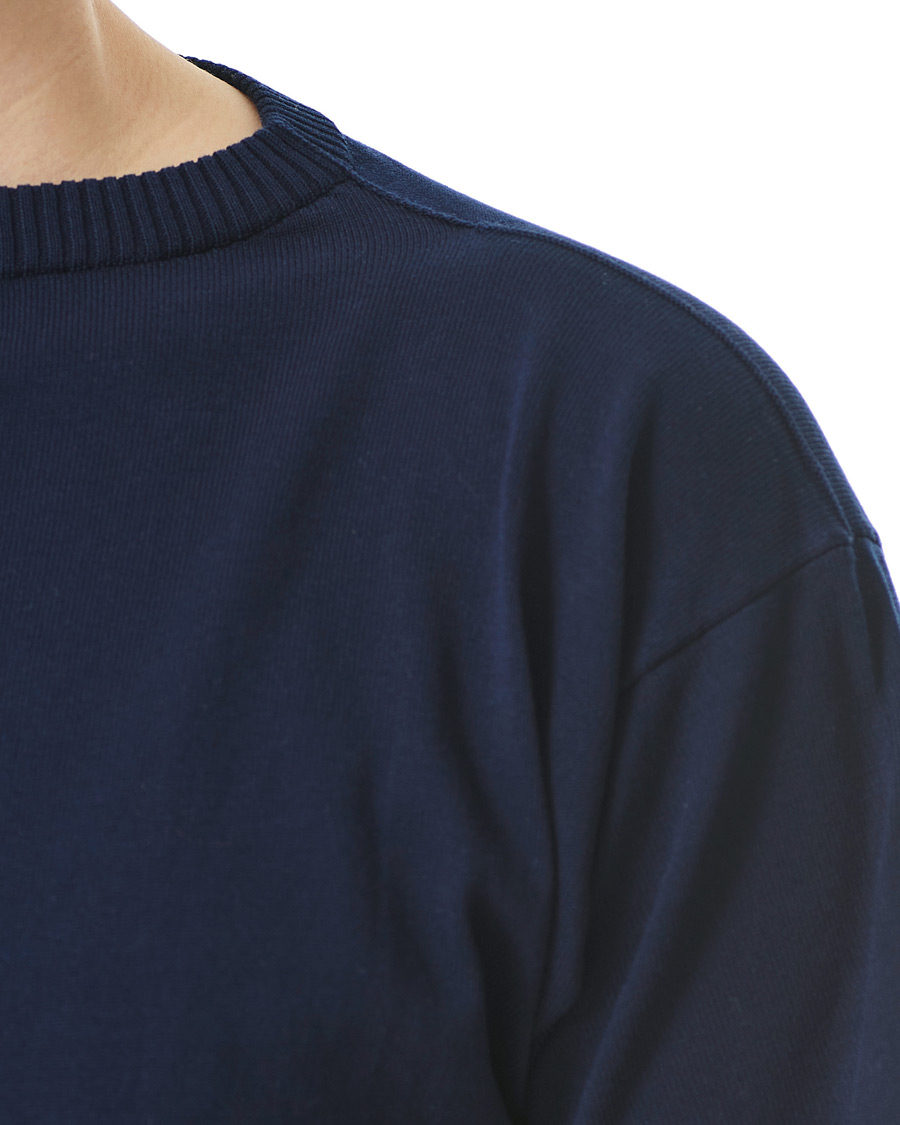 Herren | T-Shirts | Andersen-Andersen | Boatsman Short Sleeve Tee Royal Blue