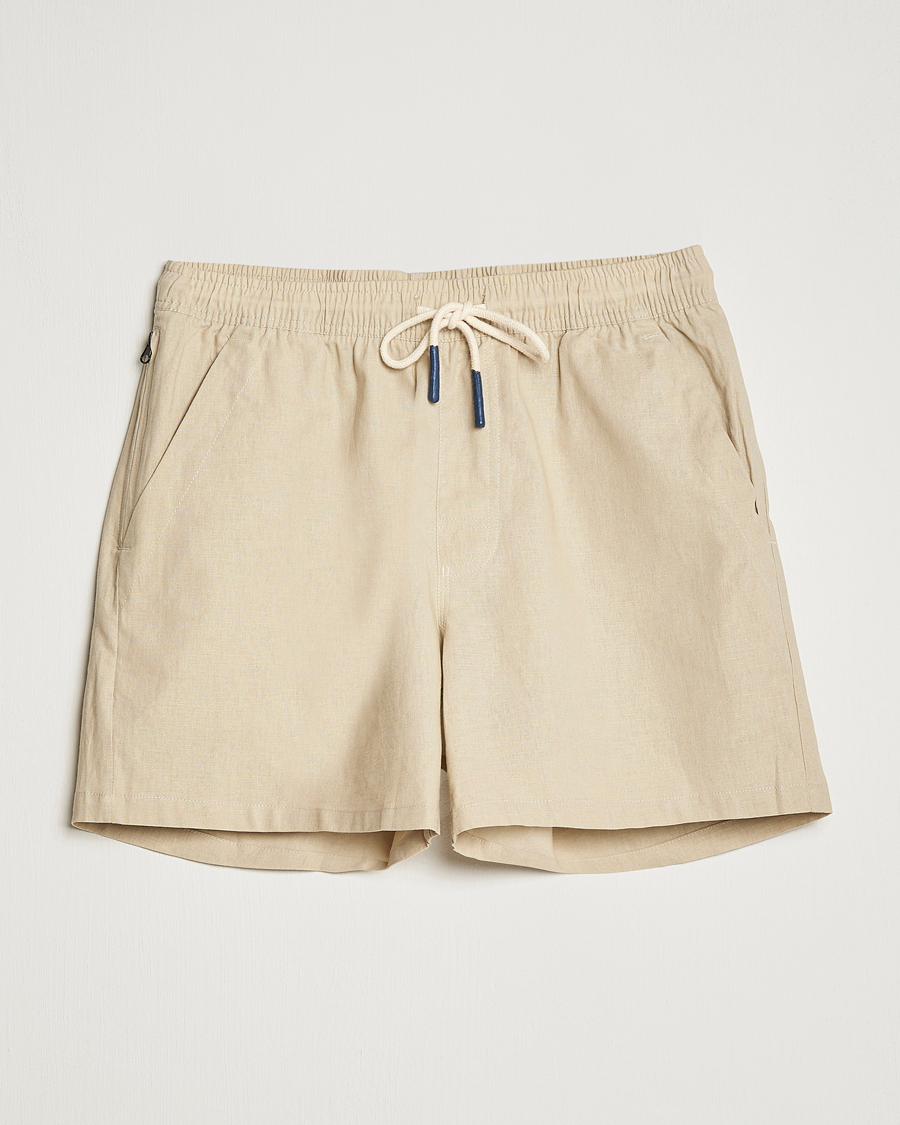 Herren | Shorts | OAS | Linen Shorts Beige