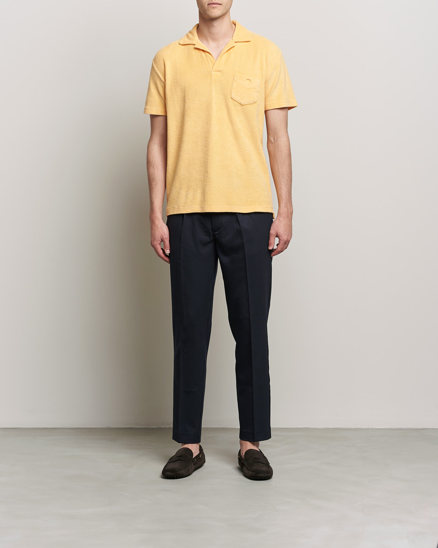 Herren | Poloshirts | OAS | Short Sleeve Terry Polo Peach