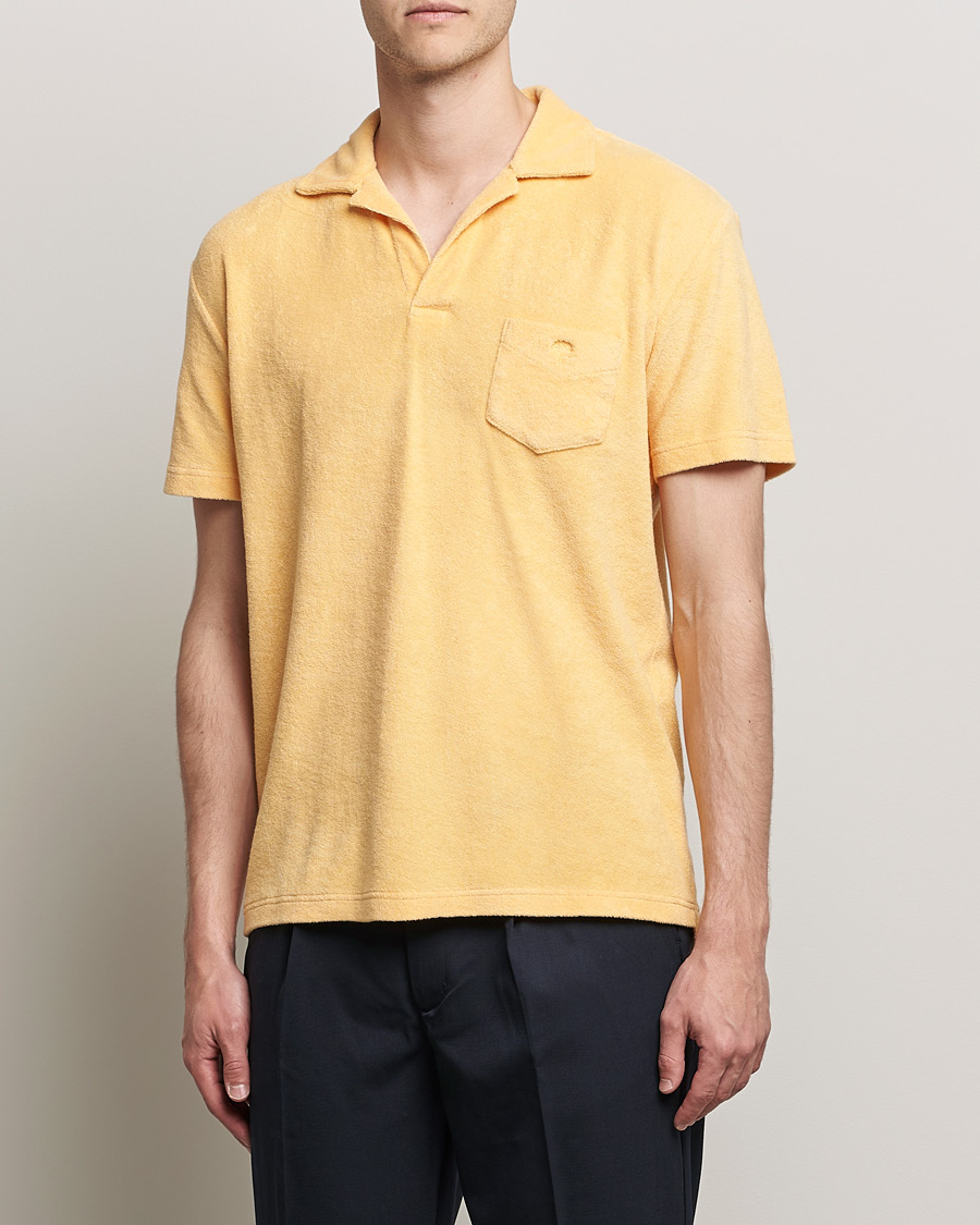 Herren | Poloshirts | OAS | Short Sleeve Terry Polo Peach