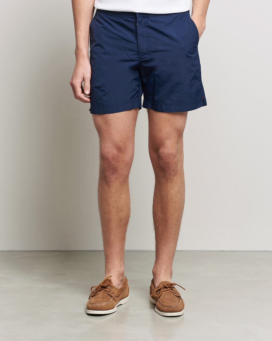 Men |  | Orlebar Brown | Bulldog II Medium Length Swim Shorts Navy