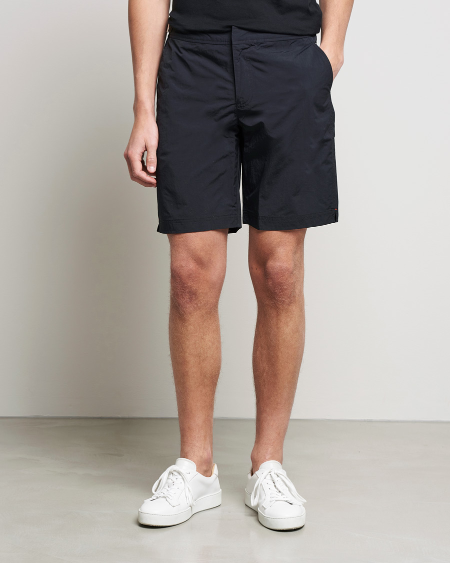 Herren | Best of British | Orlebar Brown | Dane III Long Leg Swim Shorts Black