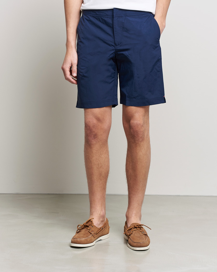 Men |  | Orlebar Brown | Dane III Long Leg Swim Shorts Navy