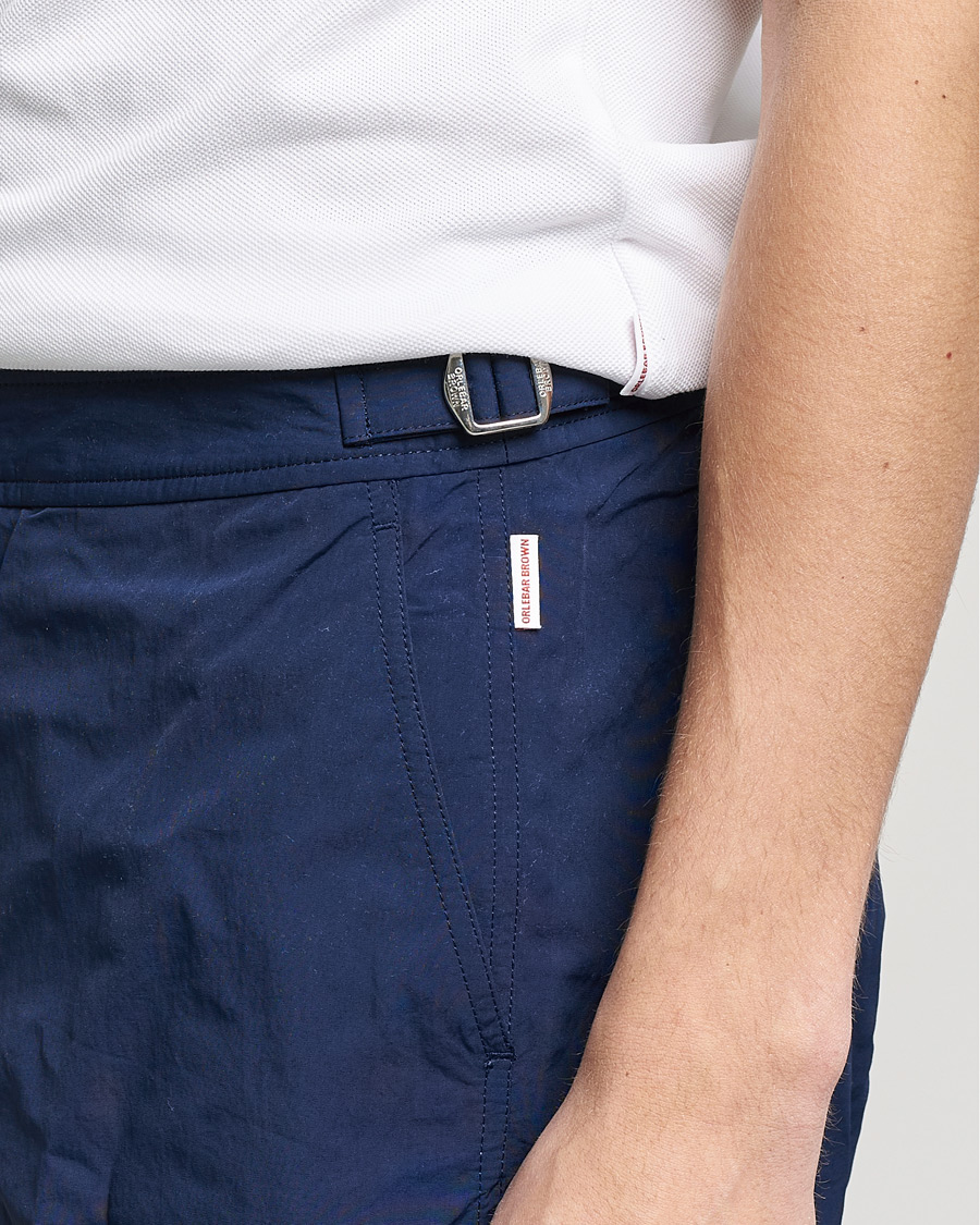 Herren | Badehosen | Orlebar Brown | Dane III Long Leg Swim Shorts Navy