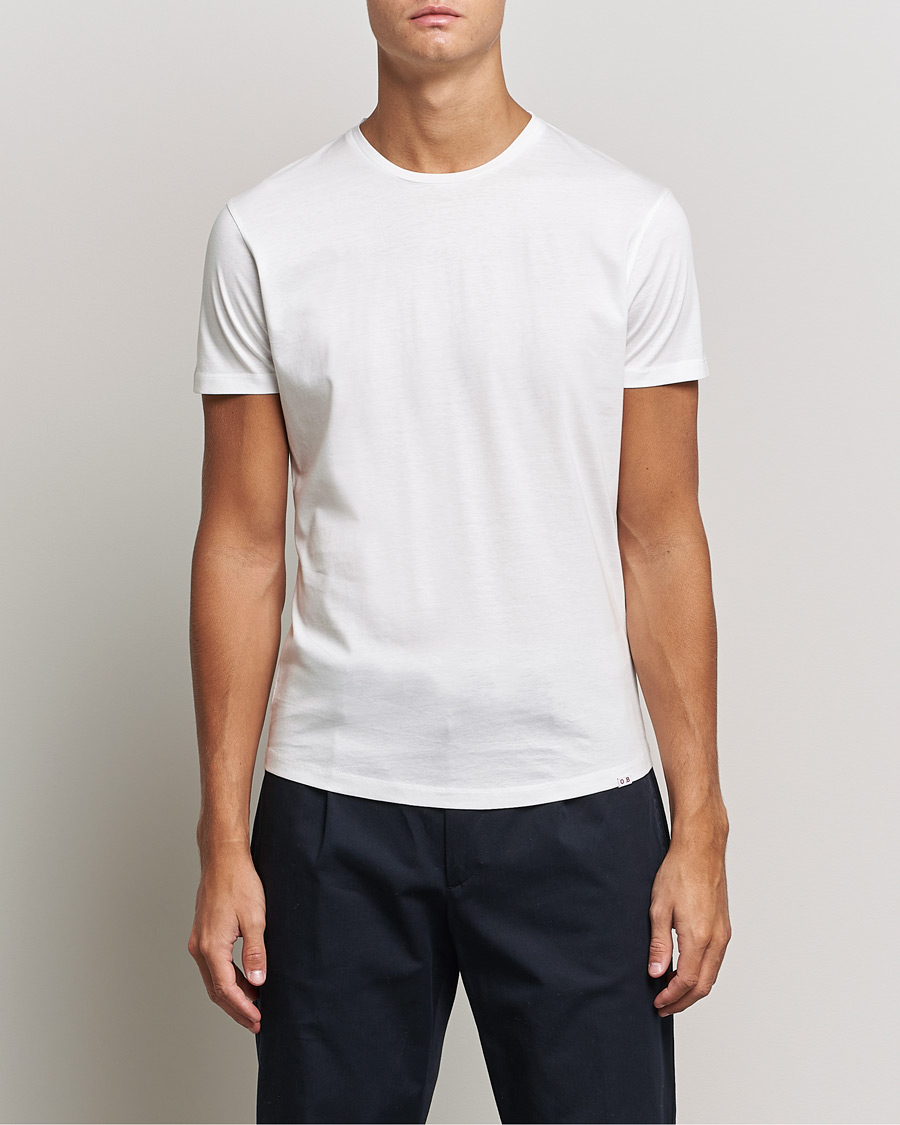 Herren | Kategorie | Orlebar Brown | OB Crew Neck Mercerised Cotton Tee White