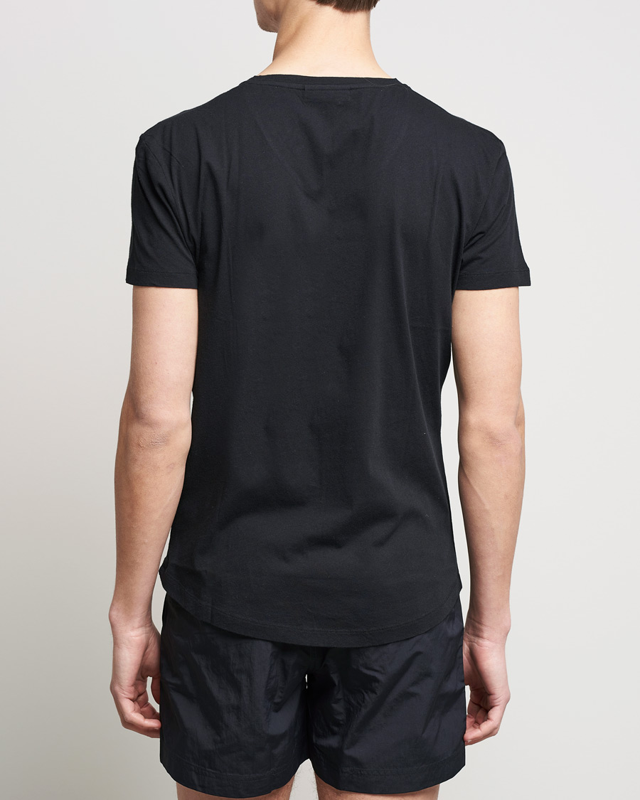 Herren | T-Shirts | Orlebar Brown | OB V-Neck Tee Black