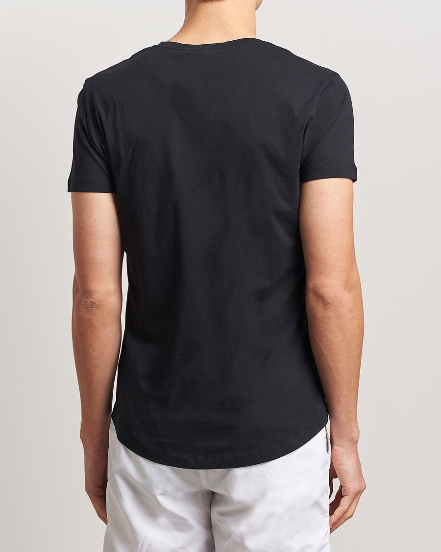 Herren | T-Shirts | Orlebar Brown | OB V-Neck Tee Black