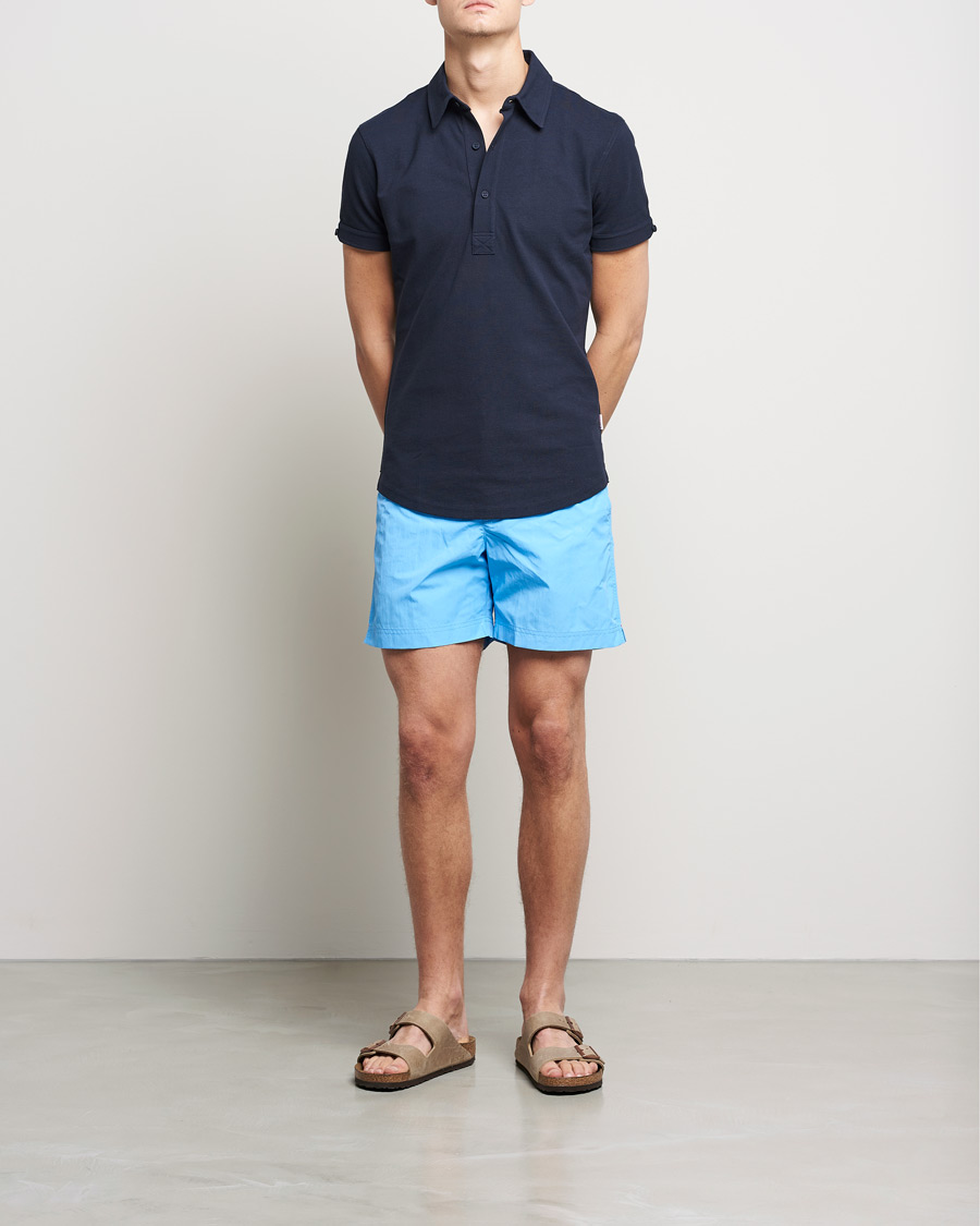 Herren | Poloshirts | Orlebar Brown | Sebastian Tailored Cotton Polo Navy