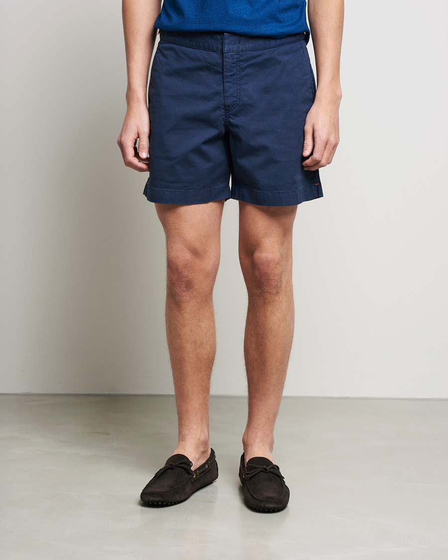 Herren | Shorts | Orlebar Brown | Bulldog Cotton Twill II Navy