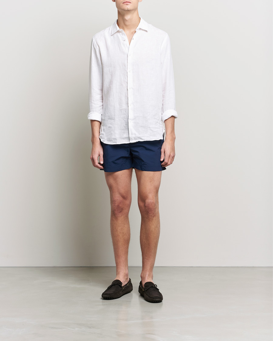Herren | Hemden | Orlebar Brown | Giles Linen CLS Shirt White