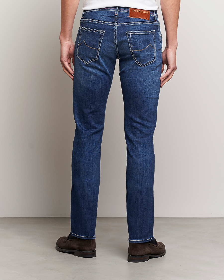 Herren | Jeans | Jacob Cohën | Nick 622 Slim Fit Stretch Jeans Medium Dark