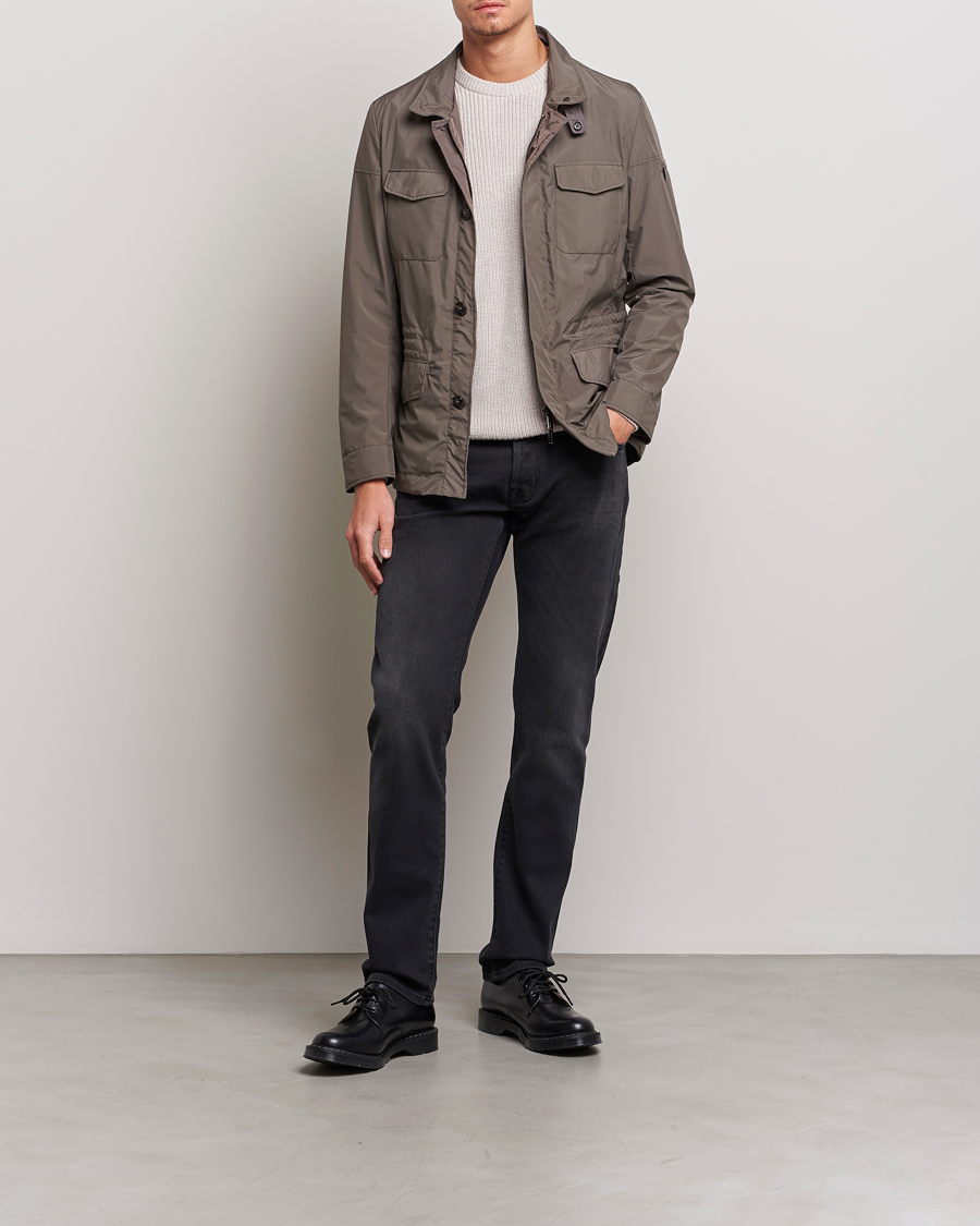 Herren | Jeans | Jacob Cohën | Nick 622 Slim Fit Stretch Jeans Black Dark Stone