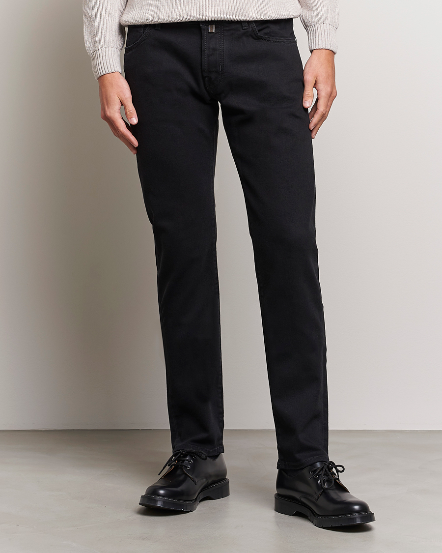 Herren |  | Jacob Cohën | Nick 622 Slim Fit Stretch Jeans Black Dark Wash