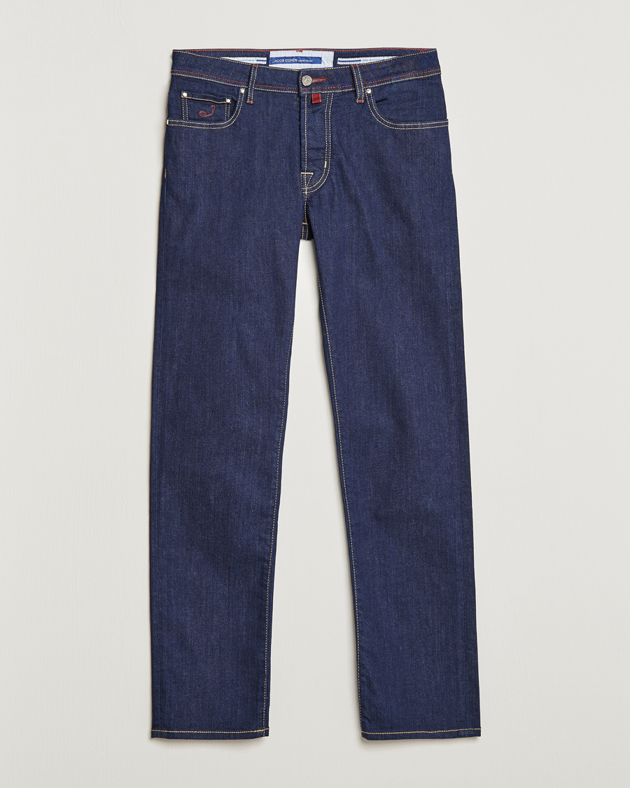 Herren | Jeans | Jacob Cohën | Bard 688 Slim Fit Stretch Jeans Rinse