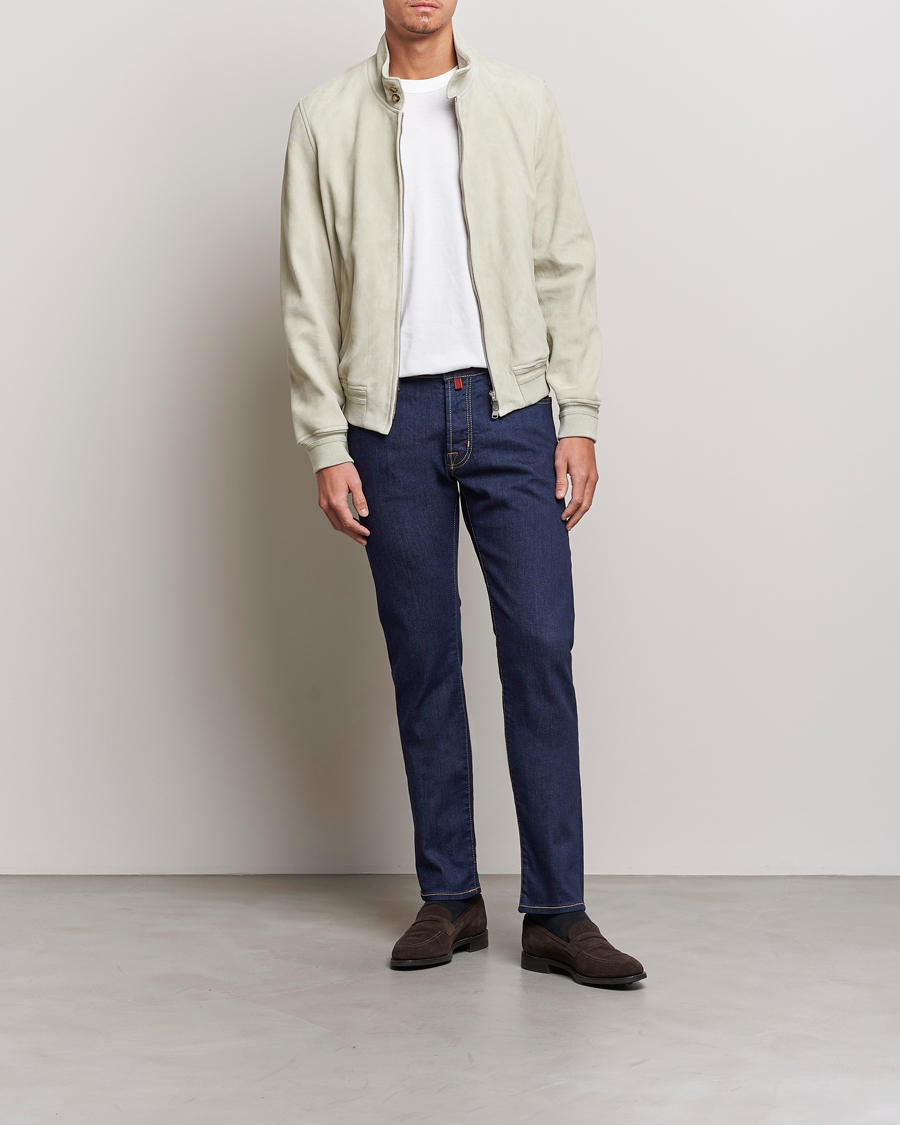 Herren | Jeans | Jacob Cohën | Bard 688 Slim Fit Stretch Jeans Rinse