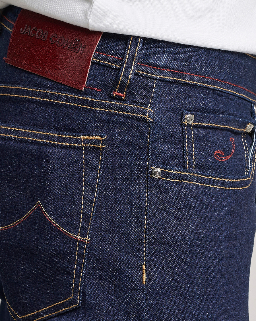 Herren | Jeans | Jacob Cohën | Bard 688 Slim Fit Stretch Jeans Rinse