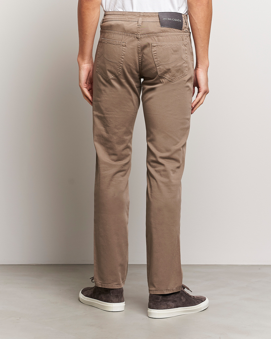 Herren | Hosen | Jacob Cohën | Bard Garment Dyed Gabardine Trousers Khaki