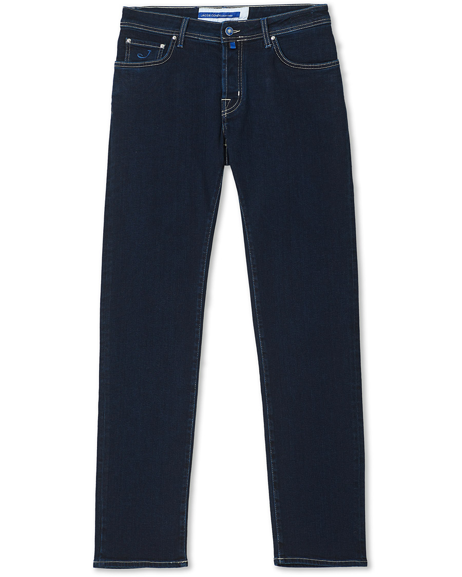Herren | Jeans | Jacob Cohën | 622 Nick Slim Fit Super Stretch Jeans Dark Blue