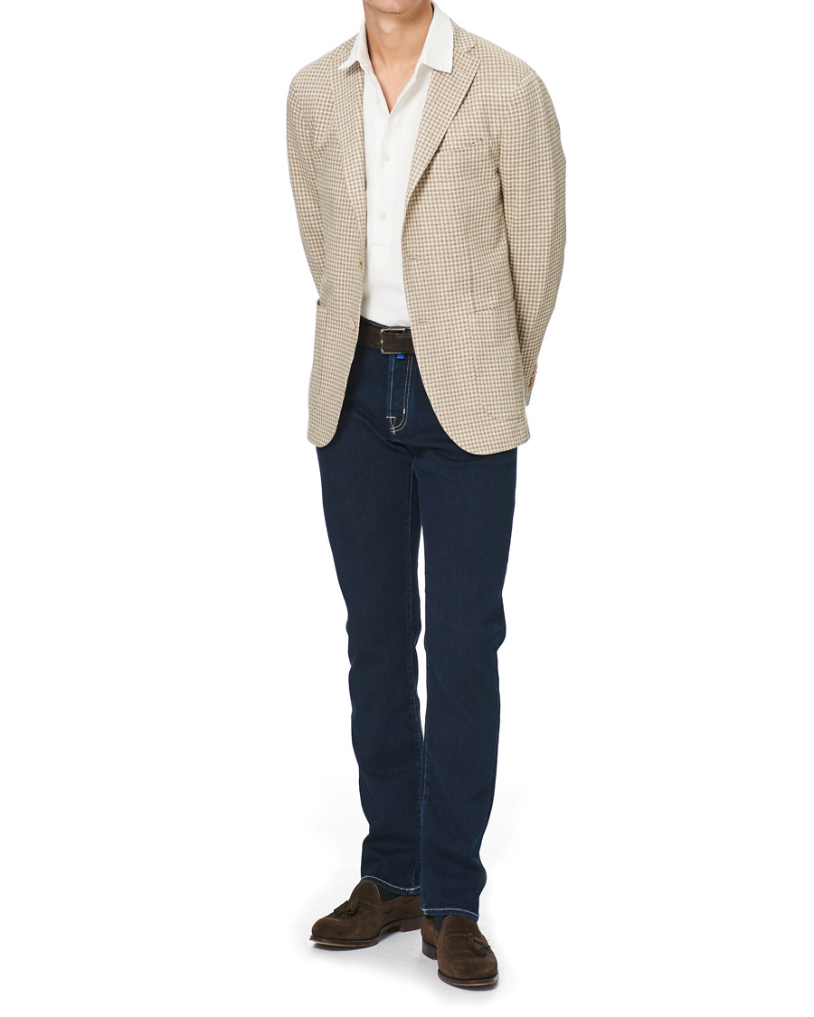 Herren | Jeans | Jacob Cohën | 622 Nick Slim Fit Super Stretch Jeans Dark Blue