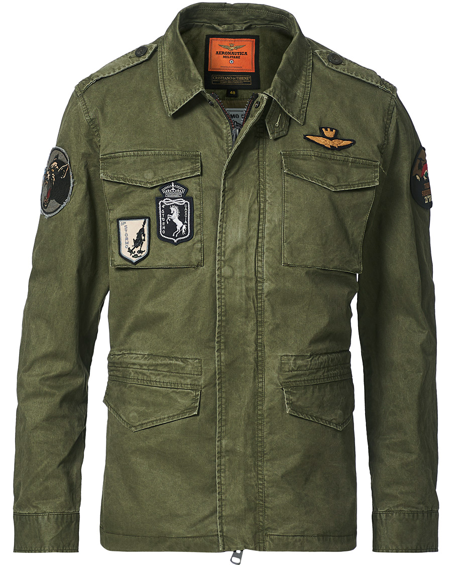Herren | Jacken | Aeronautica Militare | 7PIL Field Jacket Verde Military