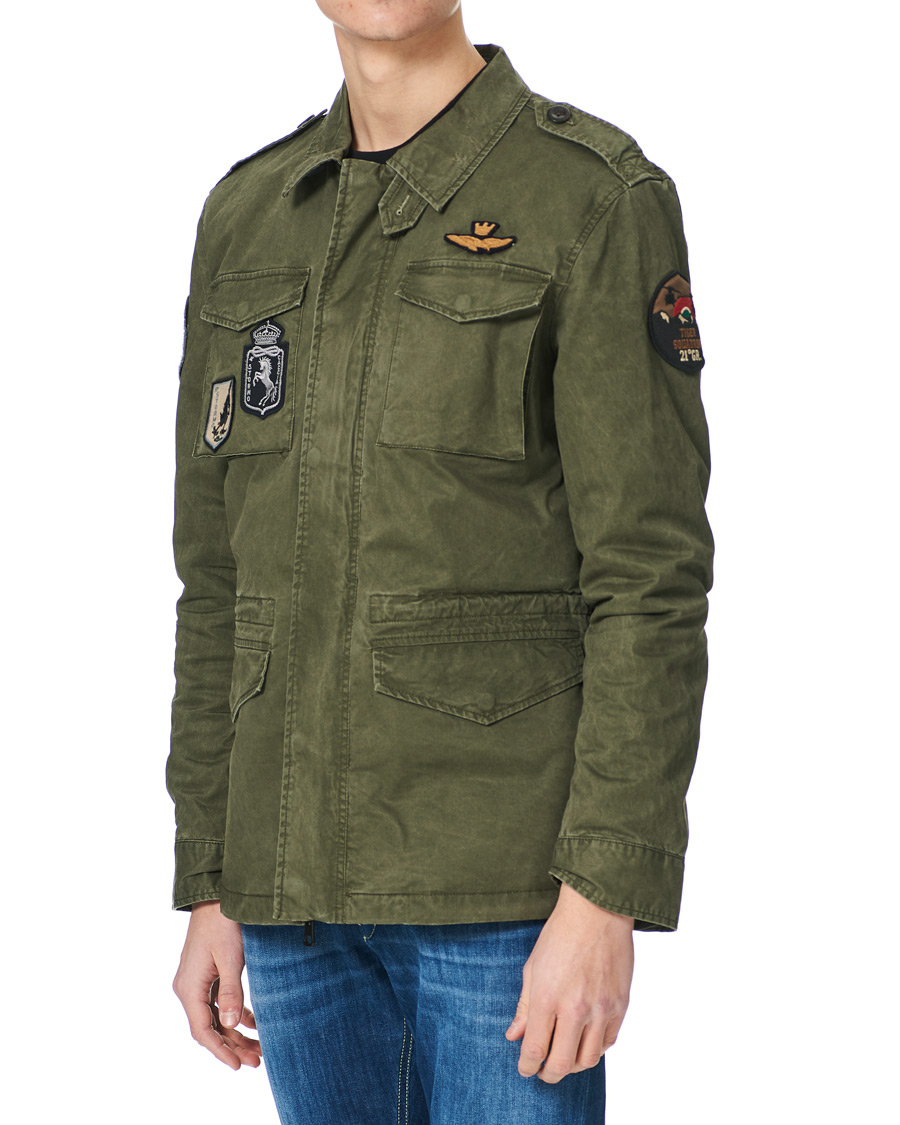 Herren | Jacken | Aeronautica Militare | 7PIL Field Jacket Verde Military