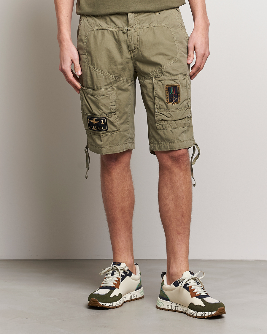 Herren | Shorts | Aeronautica Militare | 7AMH Heritage Bermuda Shorts Green