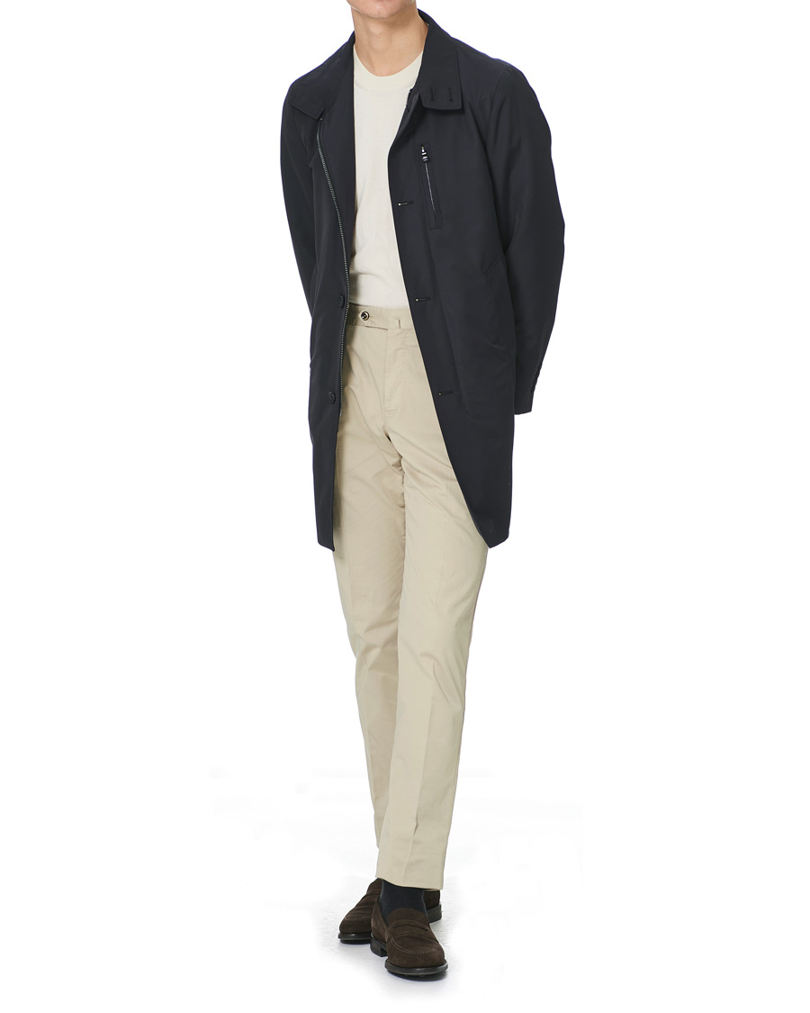 Herren | Jacken | Oscar Jacobson | Landon Nylon Coat Navy