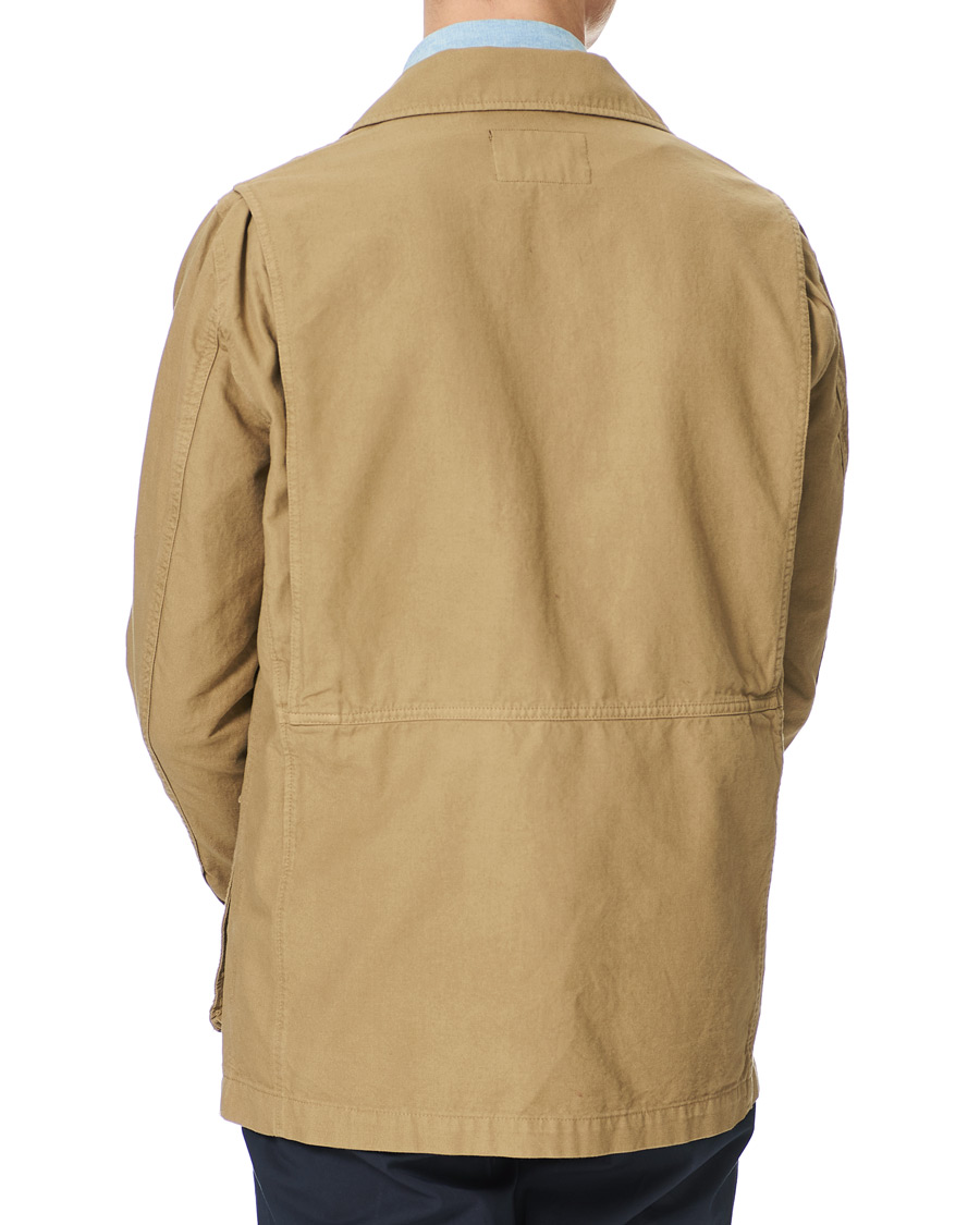Herren | Jacken | Oscar Jacobson | Wester Cotton Field Jacket Beige