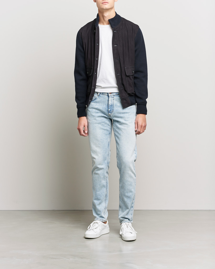 Herren | Jeans | Oscar Jacobson | Albert Cotton Stretch Jeans Light Wash