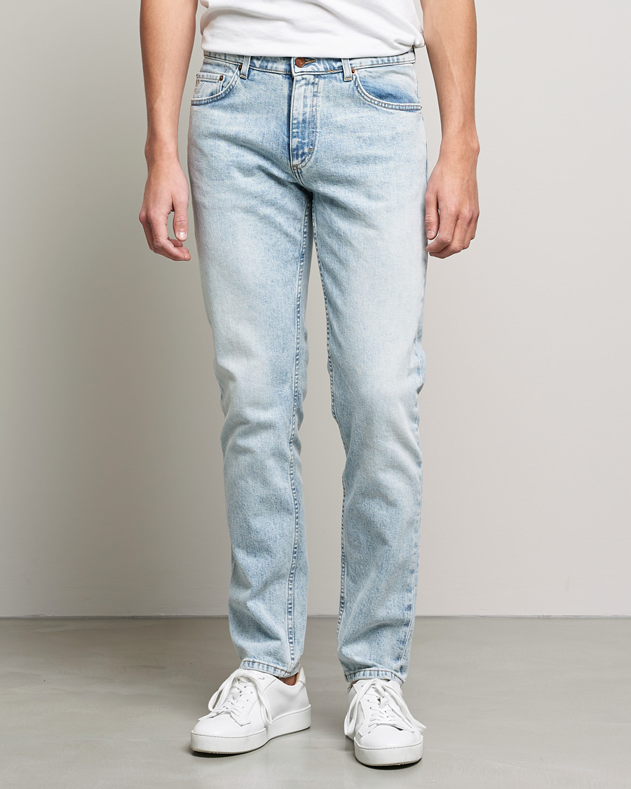 Herren |  | Oscar Jacobson | Albert Cotton Stretch Jeans Light Wash