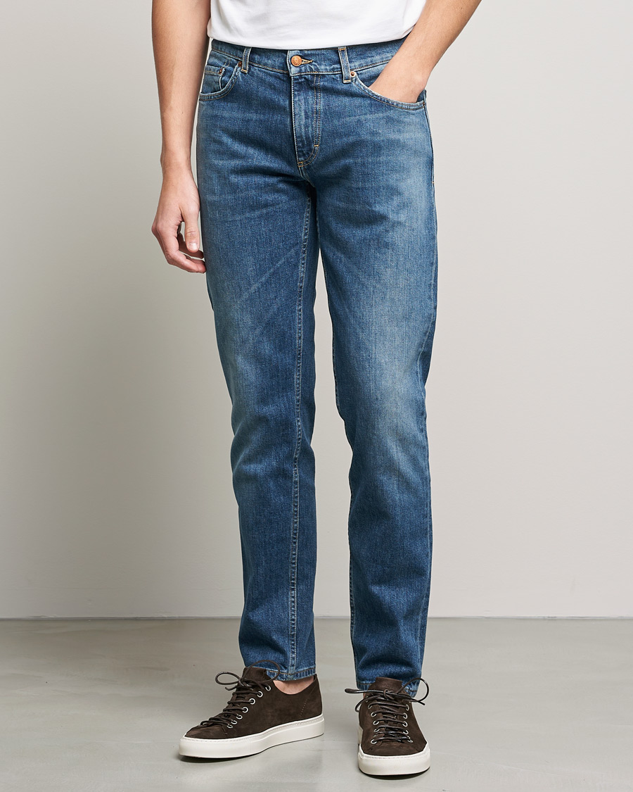 Herren |  | Oscar Jacobson | Albert Cotton Stretch Jeans Vintage Wash