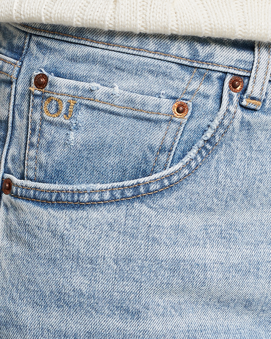 Herren | Jeans | Oscar Jacobson | Johan Straight Fit Cotton Stretch Jeans Light Wash