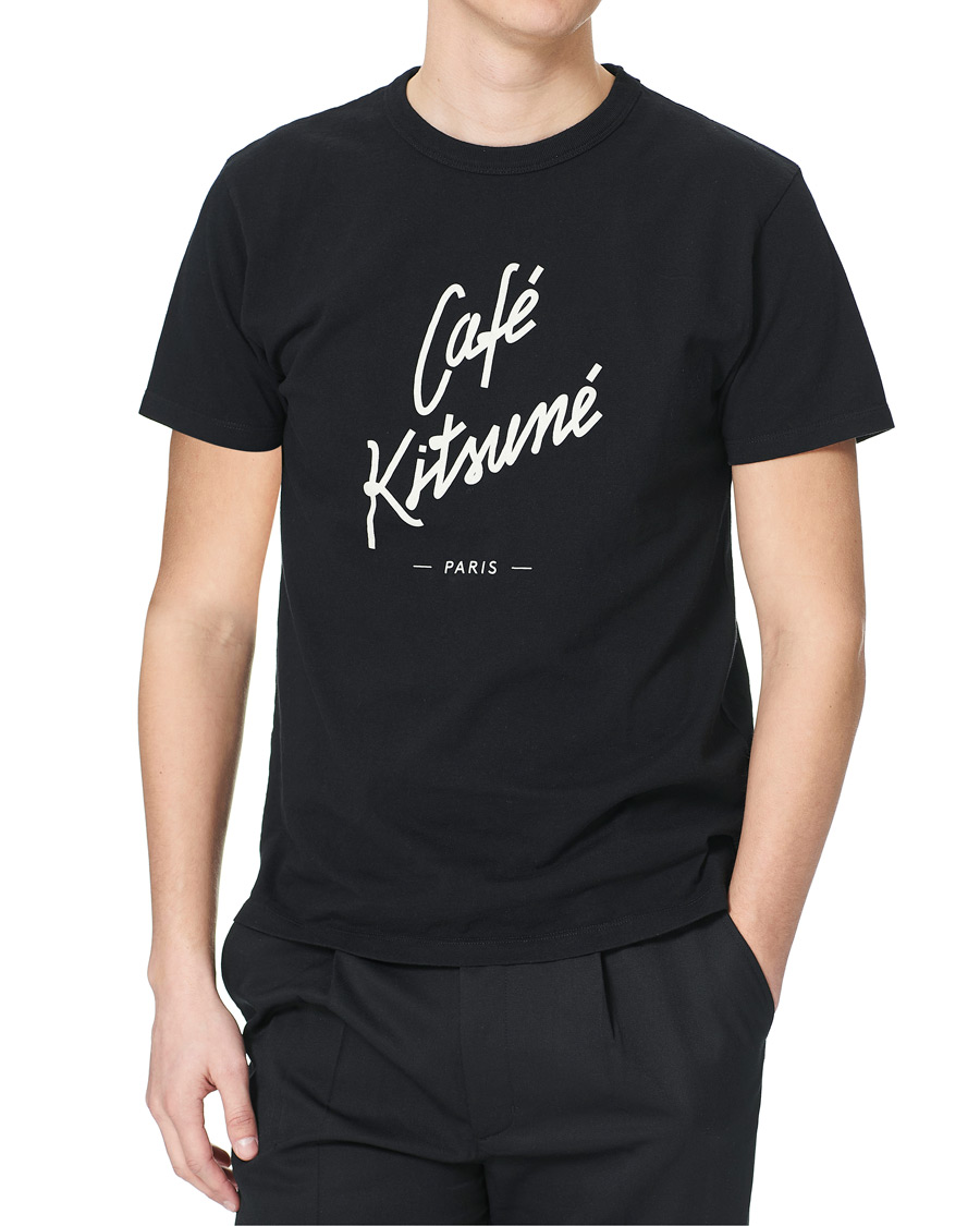 Herren |  | Café Kitsuné | Crew T-Shirt Black