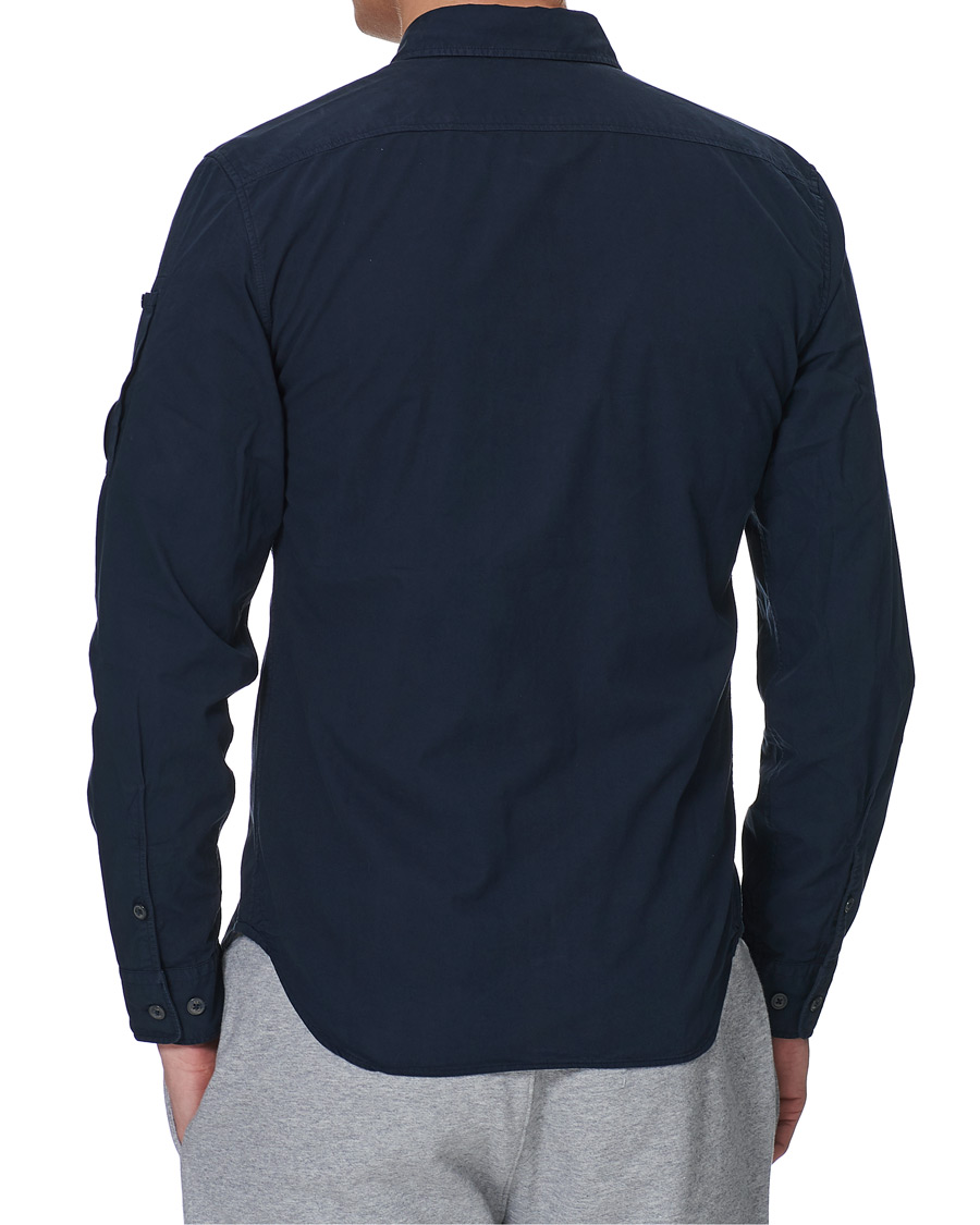 Herren | Hemden | C.P. Company | Garment Dyed Gabardine Shirt Jacket Navy