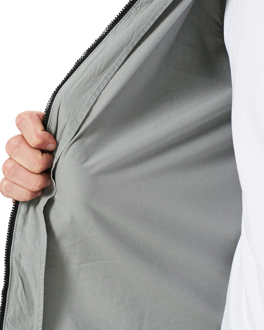 Herren | Hemden | C.P. Company | Garment Dyed Gabardine Zip Shirt Jacket Light Grey