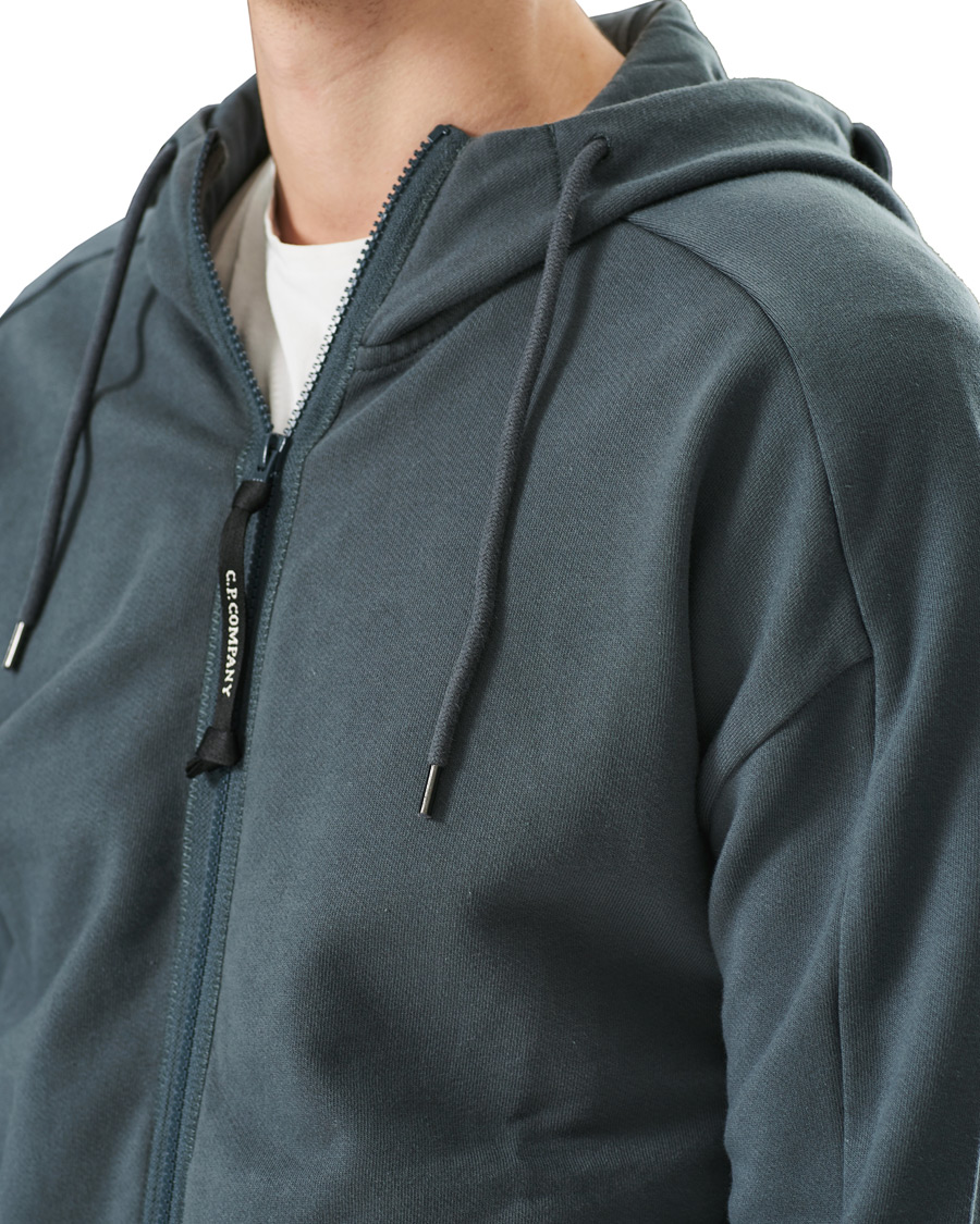 Herren | Pullover | C.P. Company | Full Zip Lens Hoodie Petrol