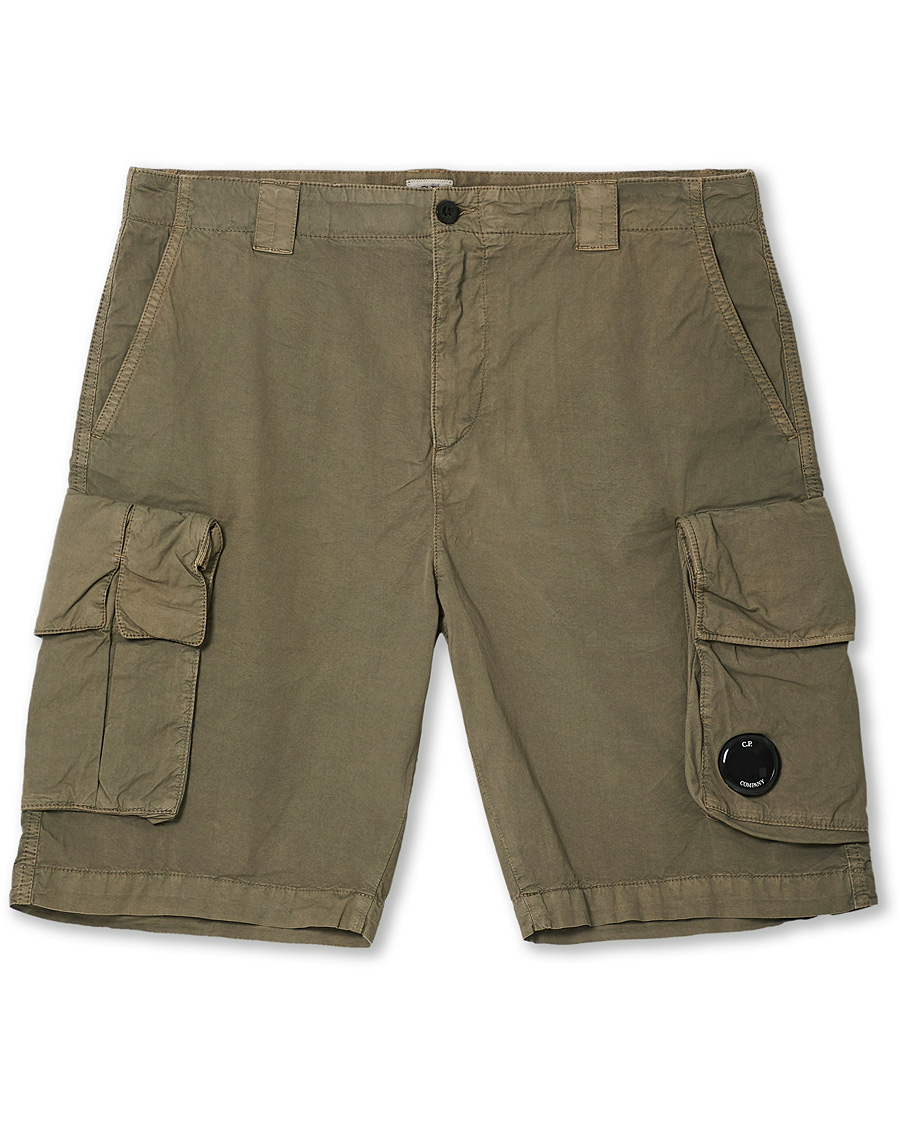 Herren | Shorts | C.P. Company | Stretch Twill Cargo Shorts Olive