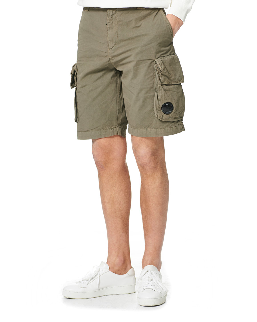 Herren | Shorts | C.P. Company | Stretch Twill Cargo Shorts Olive