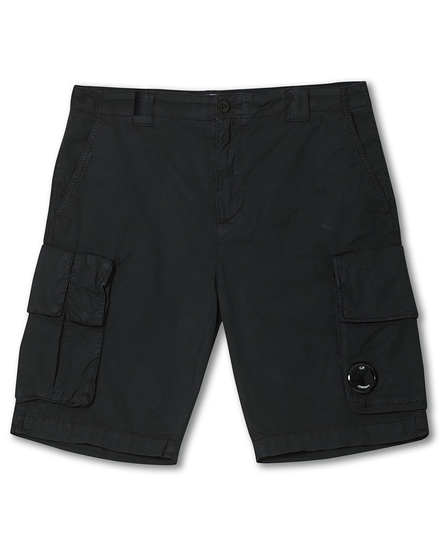 Herren | Cargoshort | C.P. Company | Stretch Twill Cargo Shorts Black