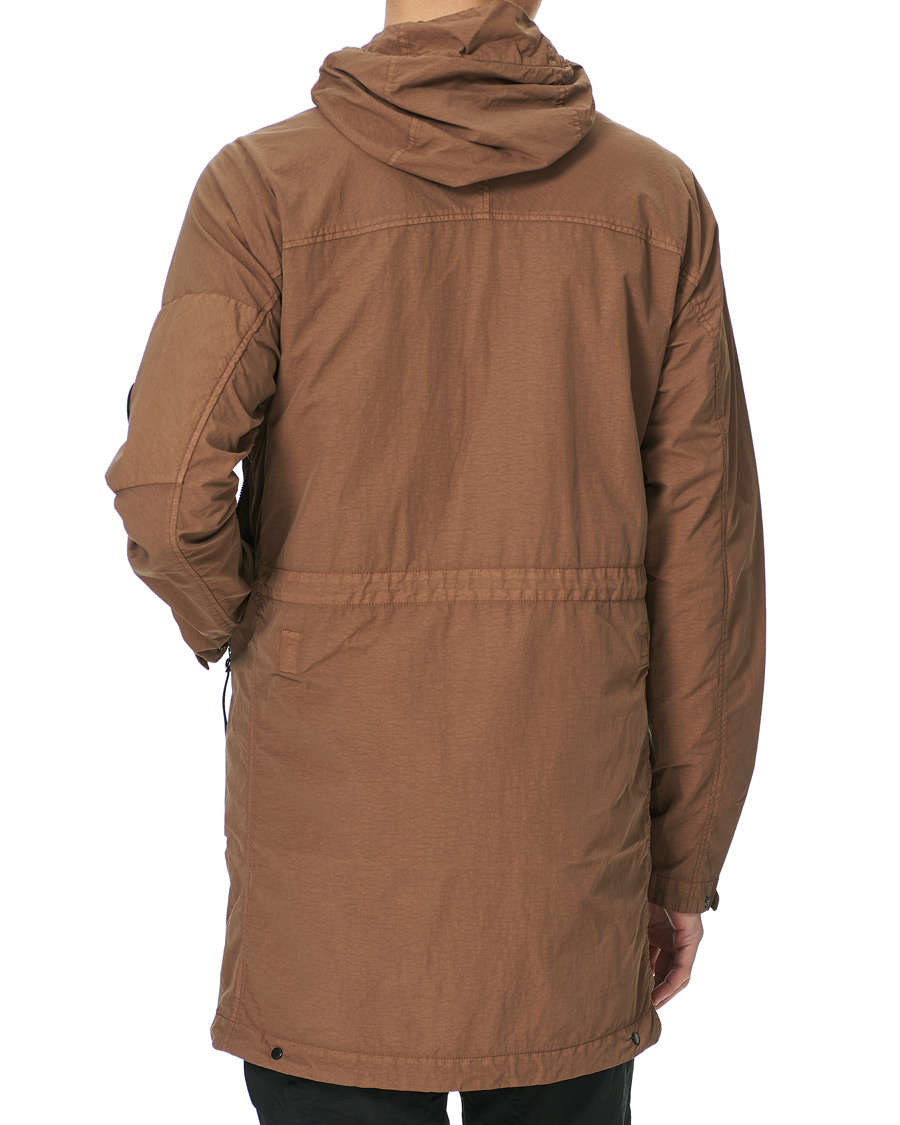 Herren | Jacken | C.P. Company | Flatt Nylon Long Jacket Brown
