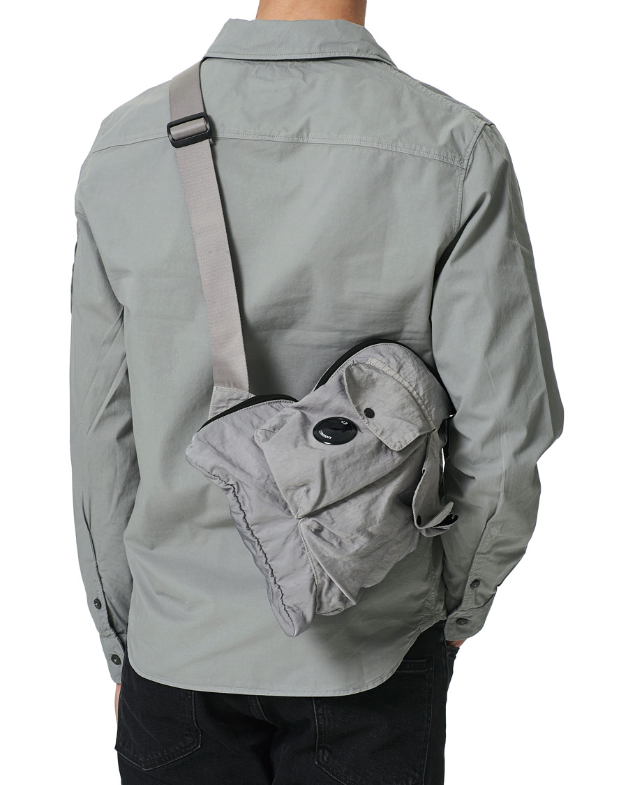Gray nylon crossbody bag new arrivals